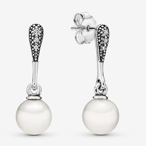 Pandora Freshwater Cultered Pearl Drop earrings